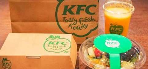 KFC都脫紅入綠了，輕食成了外賣老板們的又一片藍海？