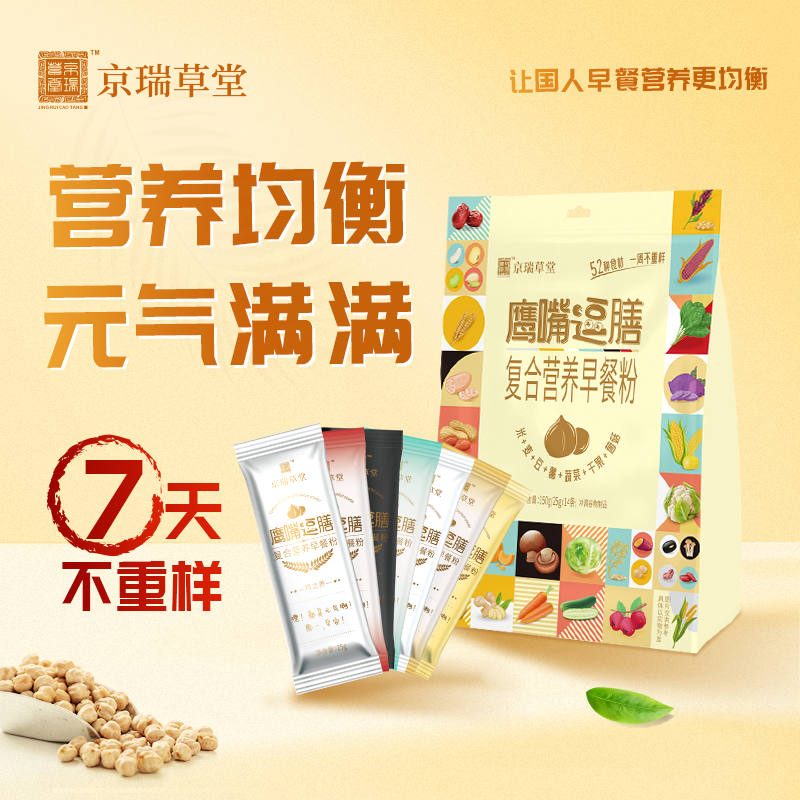健康，從優(yōu)質(zhì)的早餐開始 ——京瑞草堂鷹嘴逗膳復(fù)合營養(yǎng)早餐粉新品上市|餐飲界