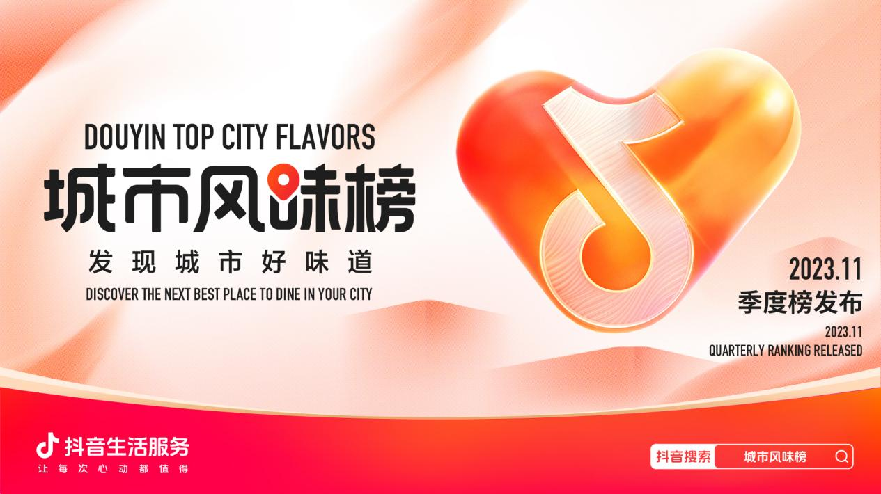 抖音城市風(fēng)味榜發(fā)布新一季度榜單，品質(zhì)連鎖和非連鎖單店各占一半